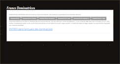 Desktop Screenshot of france-dominatrices.com