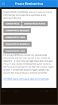 Mobile Screenshot of france-dominatrices.com